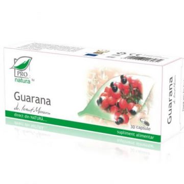 Guarana, 30 capsule, Pro Natura