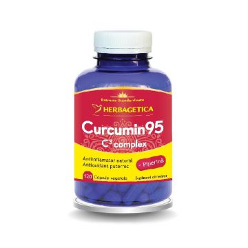 Herbagetica Curcumin95 C3 Complex 120 capsule