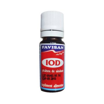 Iod picaturi, 10 ml, Favisan