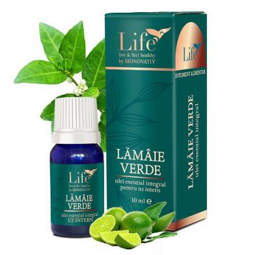 Lamaie verde ulei esential integral, 10 ml, DVR Pharm