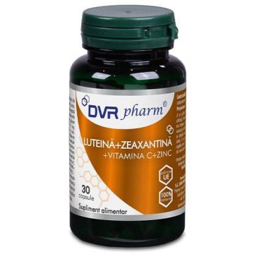 Luteina + Zeaxantina + Vitamina C + Zinc, 30cps - DVR Pharm