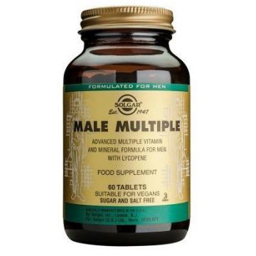 Male Multiple Solgar 60 tablete (TIP PRODUS: Suplimente alimentare, Concentratie: 645 mg)