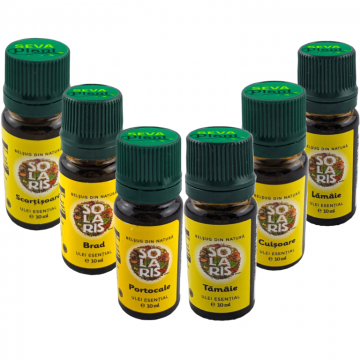 Pachet 6 uleiuri esentiale Arome de Poveste 6x10ml - SOLARIS