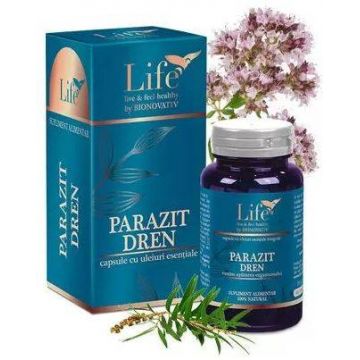 Parazit dren capsule cu uleiuri esentiale 30cps - Bionovativ