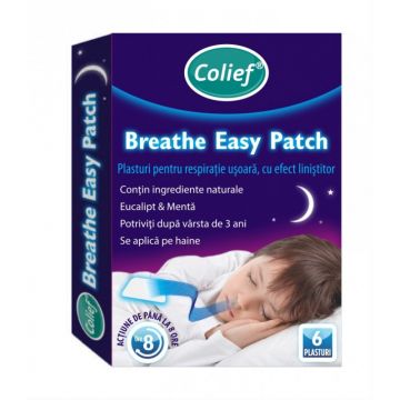 Plasturi pentru respiratie usoara Colief Breathe Easy Patch, 6 bucati (atribut_test: 1)