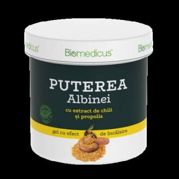 Puterea Albinei cu extract din Chili si Propolis, 250 ml, Biomedicus