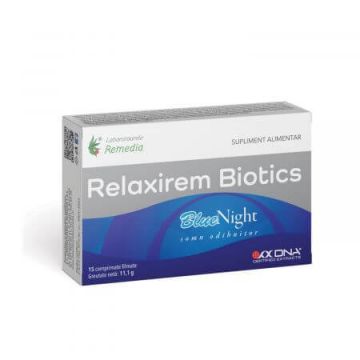 Relaxirem Biotics Bluenight, 15 comprimate, Remedia