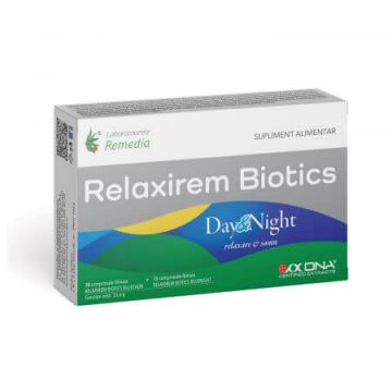 Relaxirem Biotics Day & Night, 30 comprimate + 15 comprimate, Remedia