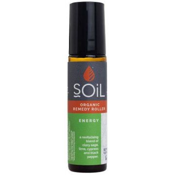 Roll-On Energy cu Uleiuri Esentiale Pure Eco-Bio 10ml - Soil