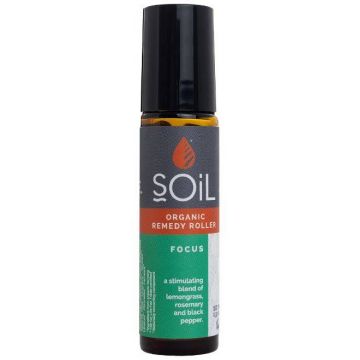 Roll-On Focus cu Uleiuri Esentiale Pure Eco-Bio 10ml - SOiL