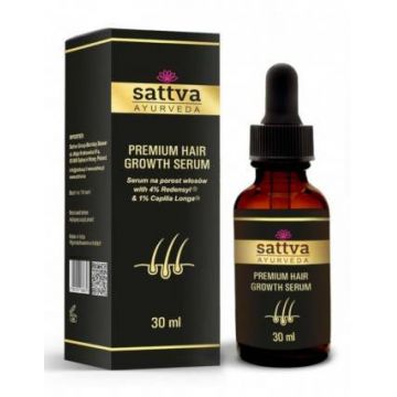 Ser pentru cresterea parului barbati si femei 30ml – Sattva Ayurveda