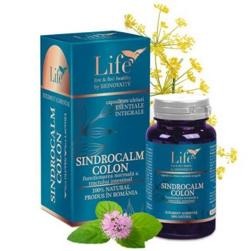 SINDROCALM COLON cu uleiuri esentiale 30 capsule - Bionovativ