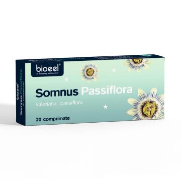 Somnus Passiflora, 20 comprimate, Bioeel