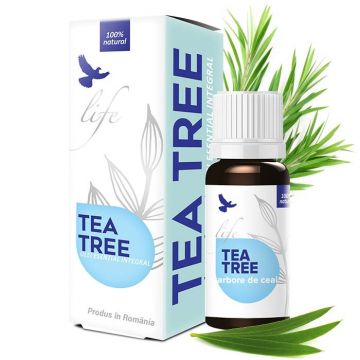 Tea Tree, (Arbore de ceai), ulei esential integral, 5 ml, DVR Pharm