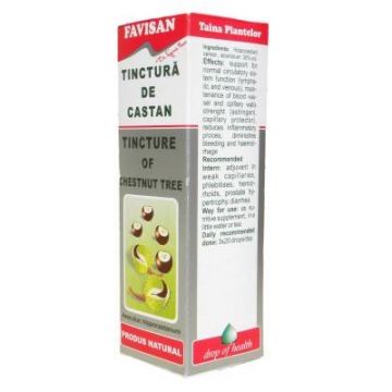 Tinctura de castan, 50 ml, Favisan