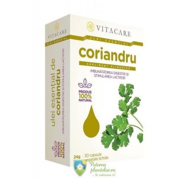Ulei esential de Coriandru 30 capsule