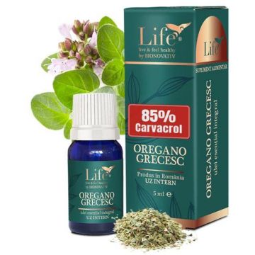 Ulei esential integral de Oregano Grecesc 5ml - Bionovativ