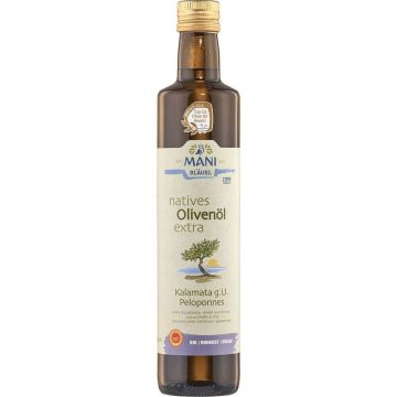 Ulei extravirgin din masline Kalamata, eco-bio, 500 ml, Mani