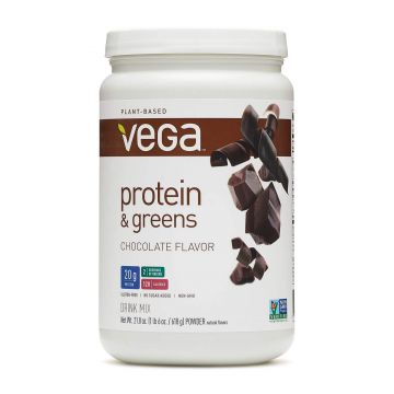 Vega Protein And Greens, Proteina Vegetala Si Verdeturi, Cu Aroma De Ciocolata, 618 G