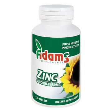 Zinc 50mg, 120 tablete, Adams Vision Zinc 50mg, 120 tablete, Adams Vision
