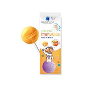 Acadea cu aroma de portocale Immukids Astrobears, 1 bucata, BioSunLine