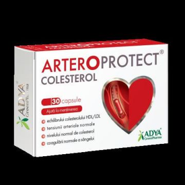 ArteroProtect Colesterol, 30 capsule, Adya Green Pharma