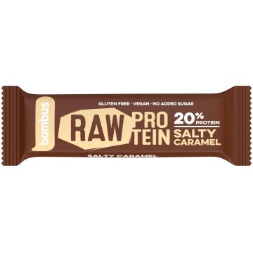 Baton proteic 20% proteine cu caramel sarat 50g - Bombus