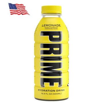 Bautura pentru rehidratare cu aroma de Limonada Hydration Drink USA, 500 ml, Prime