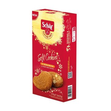 Biscuiti cu Scortisoara fara gluten Soft Cake, 210 g, Schar