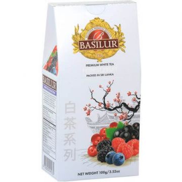 Ceai alb Refill White Tea Forest Fruit, 100 g, Basilur
