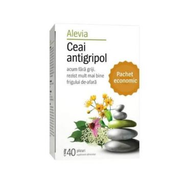 Ceai antigripol, 40 plicuri, Alevia