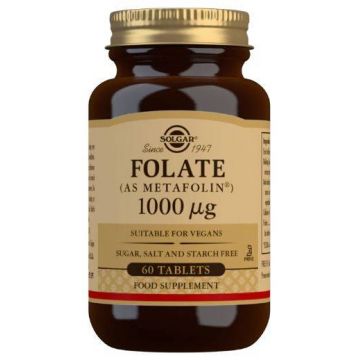 FOLATE (AS METAFOLIN) 1000mcg, 60 tablete - SOLGAR