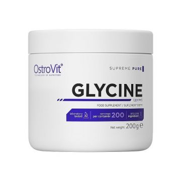 Glicina pudra, Pure Glycine 200 grame, OstroVit