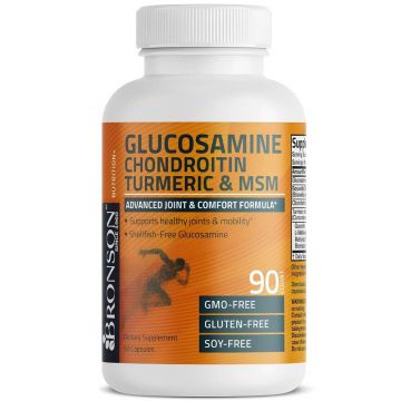 Glucosamine Chondroitin Turmeric & MSM, 90 capsule, Bronson