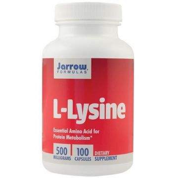 L-Lysine SECOM Jarrow Formulas 100 capsule (Concentratie: 500 mg)