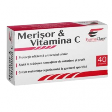 Merisor si Vitamina C (Nou) 40cps Farma Class