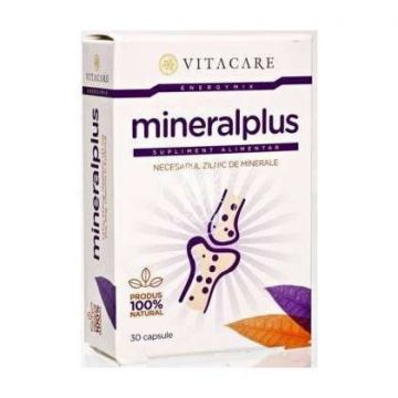 Mineralplus Vitacare 30 capsule (TIP PRODUS: Suplimente alimentare, Concentratie: 480 mg)