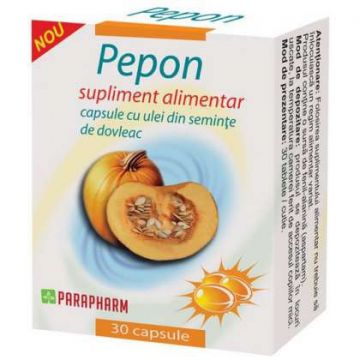 Pepon 500 mg Parapharm 30 capsule (Concentratie: 500 mg)