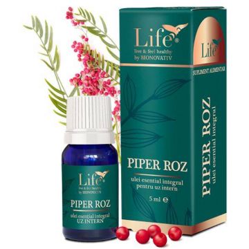 Piper roz ulei esential integral 5ml - DVR Pharm