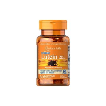 PURITAN'S PRIDE Luteina (cu Zeaxantina) 20mg - 60 Capsule