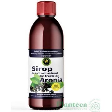 Sirop aronia fara zahar, eco-bio, 500 ml, Hypercum