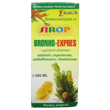 Sirop Bronho-Express, 200 ml, Elidor
