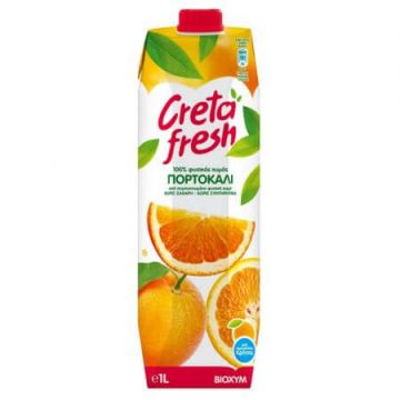Suc natural de portocale, 1000 ml, Creta Fresh