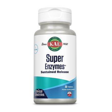 Super Enzymes, 30 tablete, Kal 