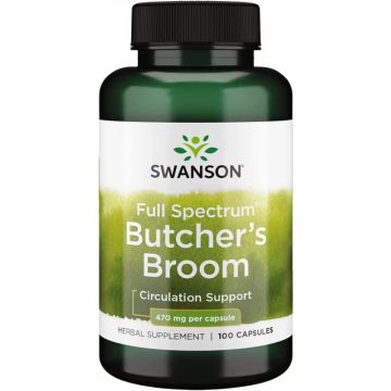 Swanson Butcher's Broom - Matura macelarului 470mg 100 Capsule