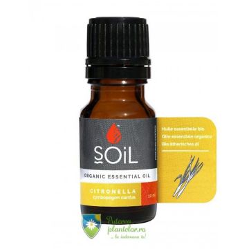 Ulei Esential Citronella Pur Organic 10 ml