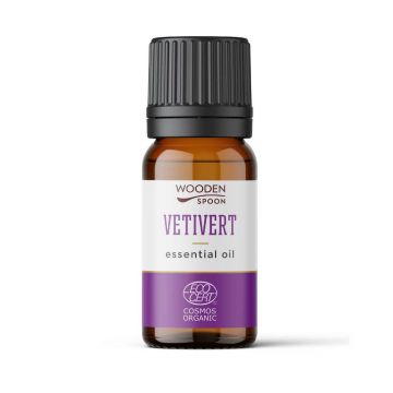 Ulei esential de vetiver, eco-bio, 5 ml, Wooden Spoon
