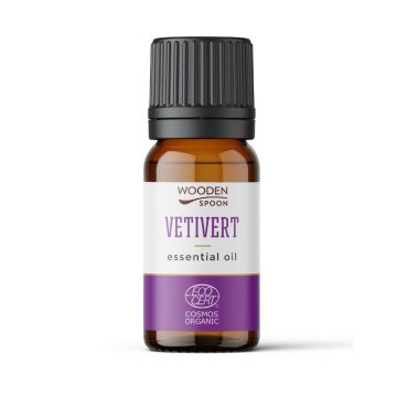 Ulei esential de vetiver, eco-bio, 5 ml, Wooden Spoon