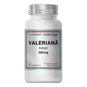 Valeriana Extract, 500 mg, 60 capsule, Cosmo Pharm