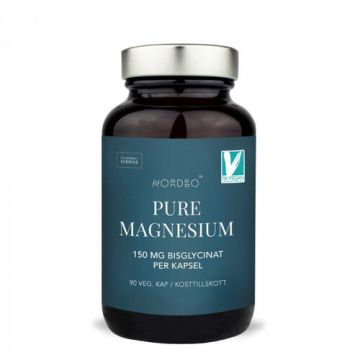 Pure Magneziu - Bisglicinat de magneziu - 90 capsule | Nordbo